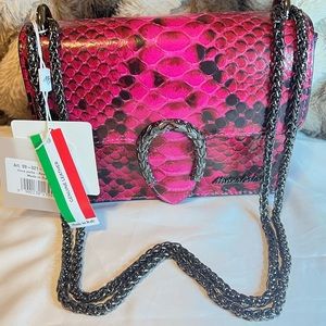 New Marina Galanti MADE IN ITALY 🇮🇹 LEATER 💚🤍❤️